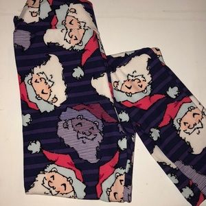 Kids L/XL LuLaRoe BNWOT Christmas Santa Leggings